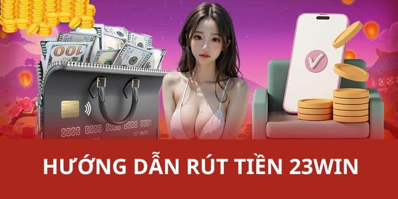 Thao tác chi tiết để rút tiền về tài khoản tại 23WIN cho hội viên